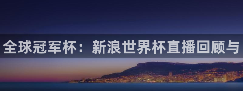 世界杯比赛：全球冠军杯：新浪世界杯直播回顾与