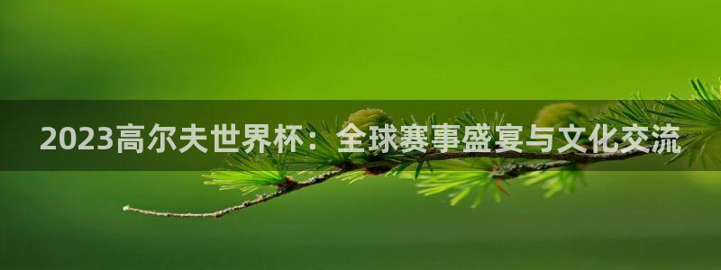 2026年世界杯赛程：2023高尔夫世界杯：全球赛事盛宴与文化交流